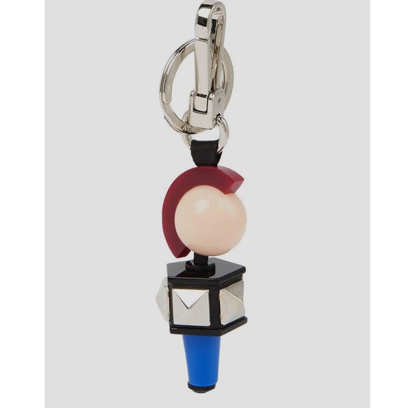 NWT Burberry Punk Geometric Bag/ Key Charm - Picture 2 of 9